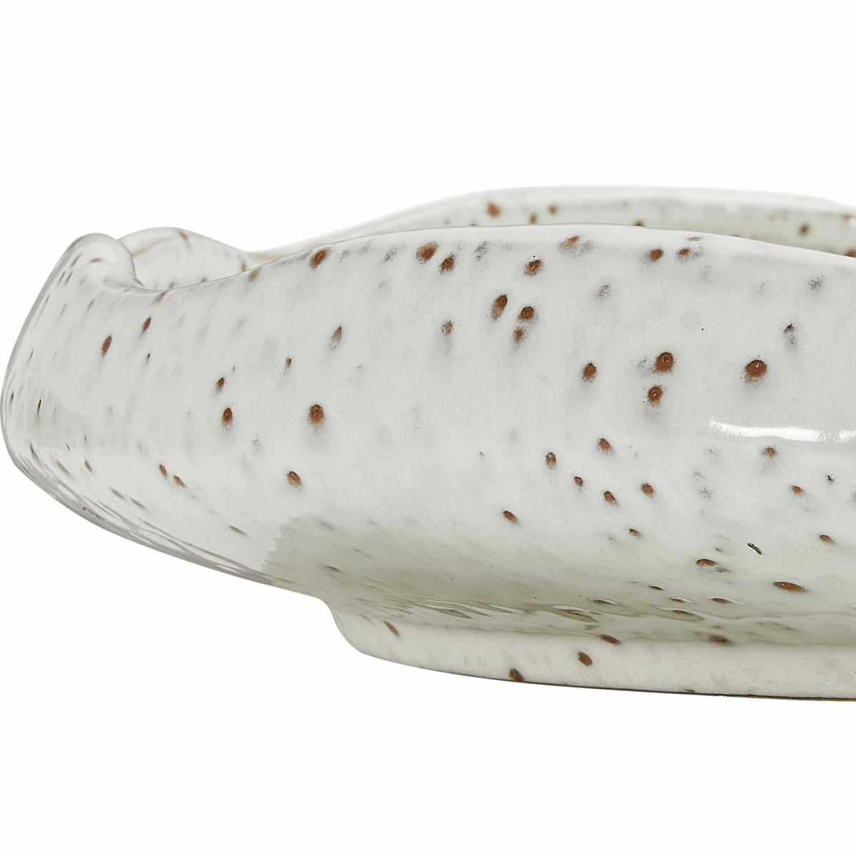 Stardust Ripple Indoor-Outdoor White Bowl