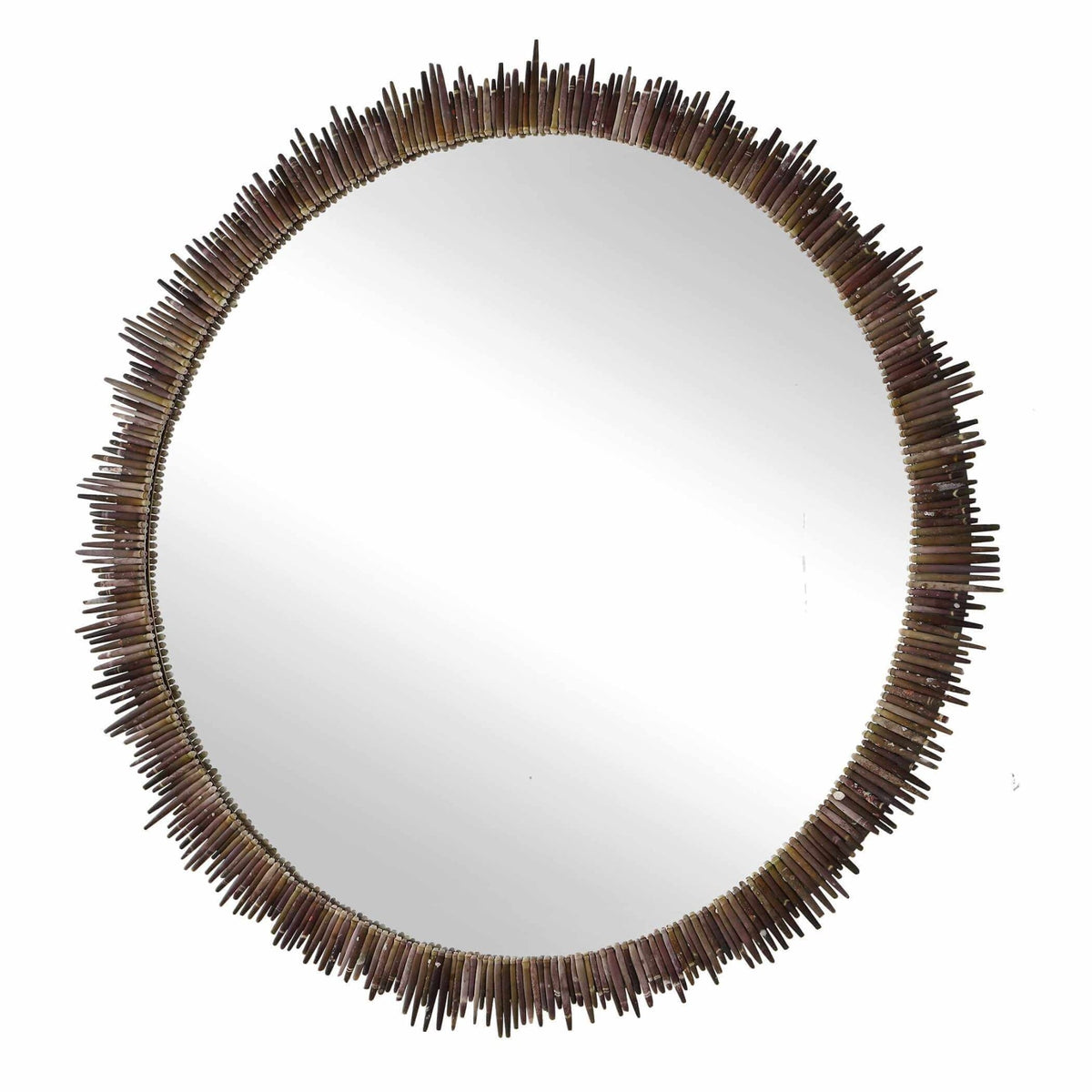 Tiger Sea Urchin Round Mirror