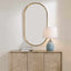 Torrado Oval Brass Mirror