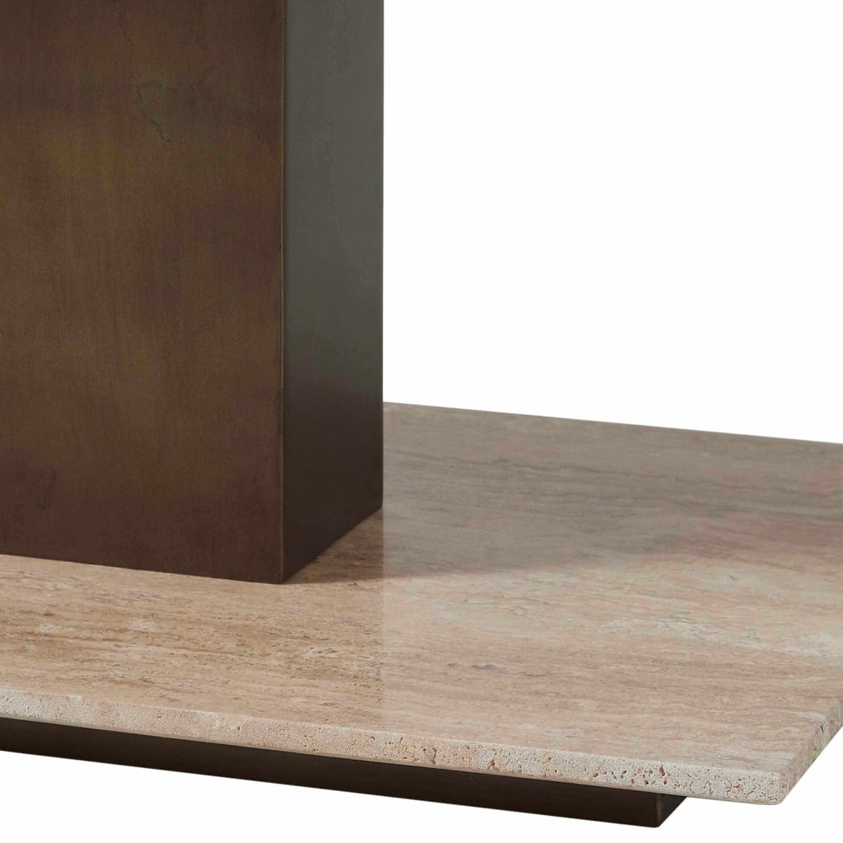 Travertini 3 Tiered Accent Table