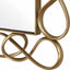 Twist It Antique Brass Mirror