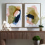 Abstract Afternoon Framed Canvases - Set of 2