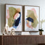 Abstract Afternoon Framed Canvases - Set of 2
