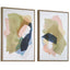 Abstract Afternoon Framed Canvases - Set of 2