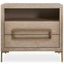 Alessia Modern Side Table in Light Oak