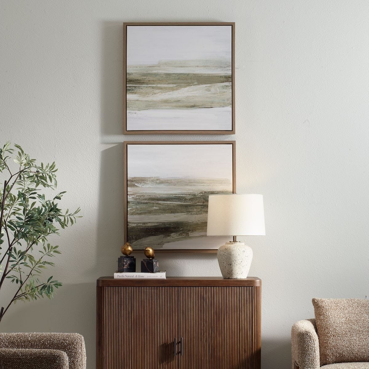 All Of A Sudden Framed Canvases - Set of 2