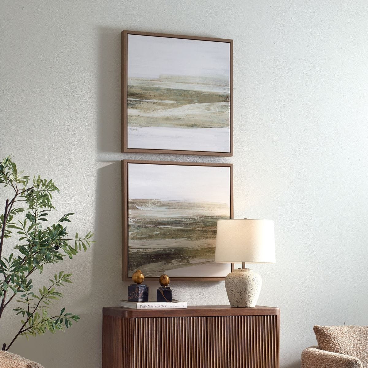 All Of A Sudden Framed Canvases - Set of 2