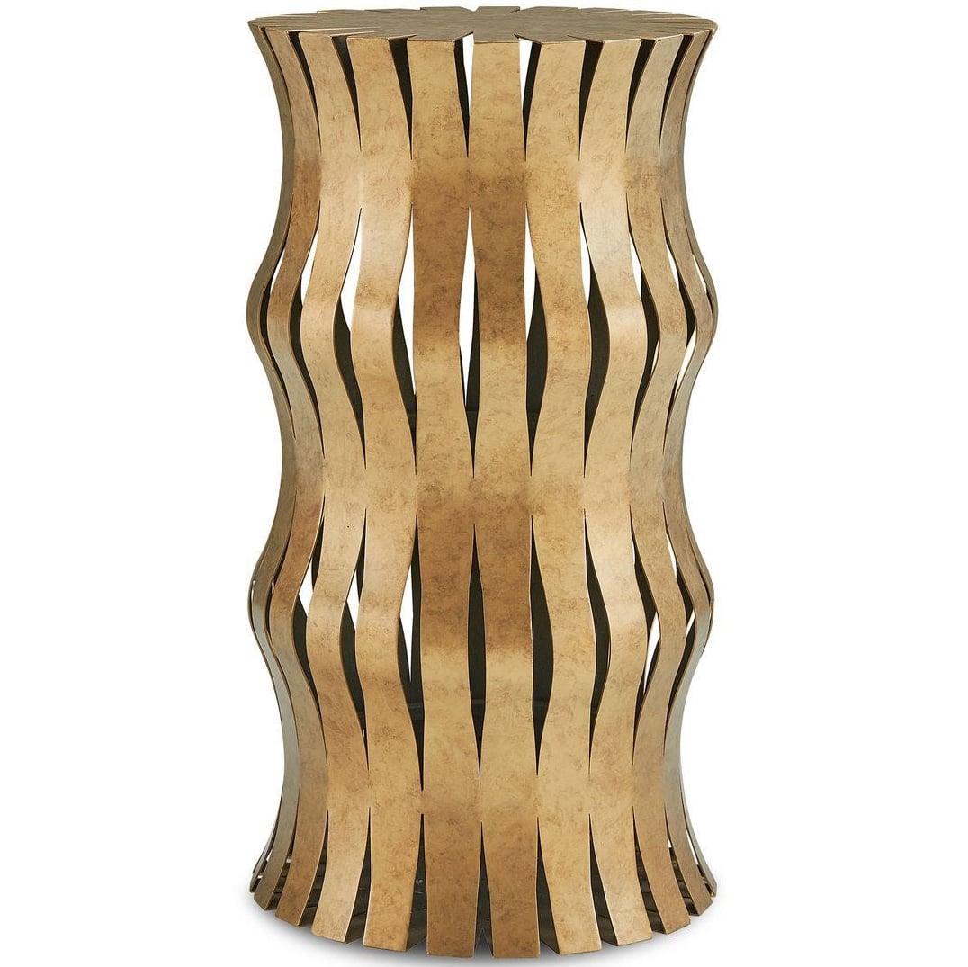 Arida Accent Table in Aged Gold