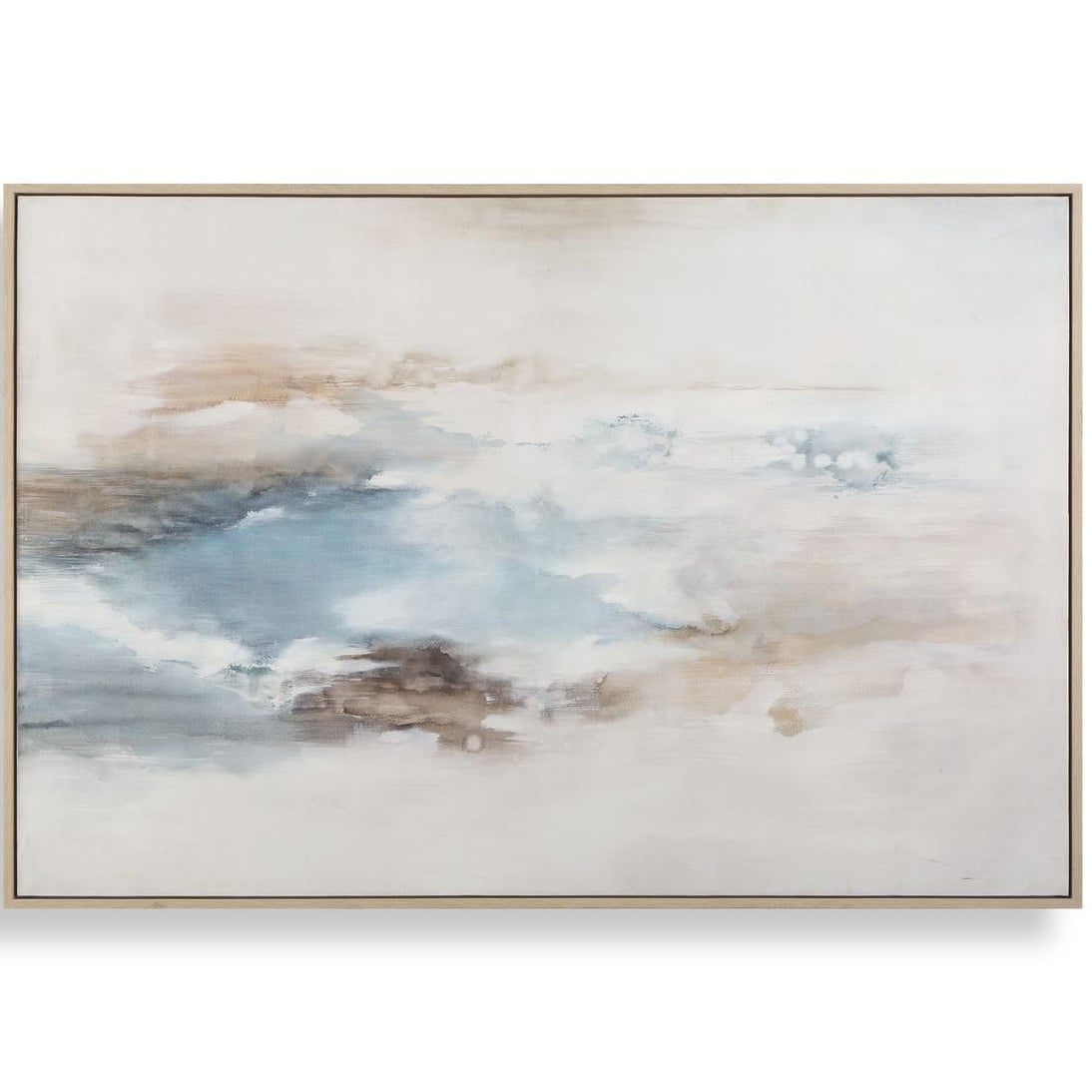 Chasing Blue Coastal Canvas Art