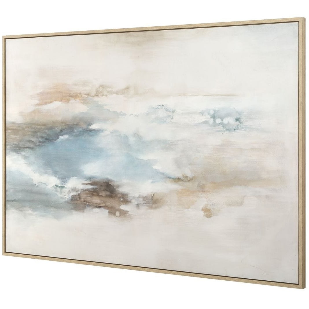 Chasing Blue Coastal Canvas Art