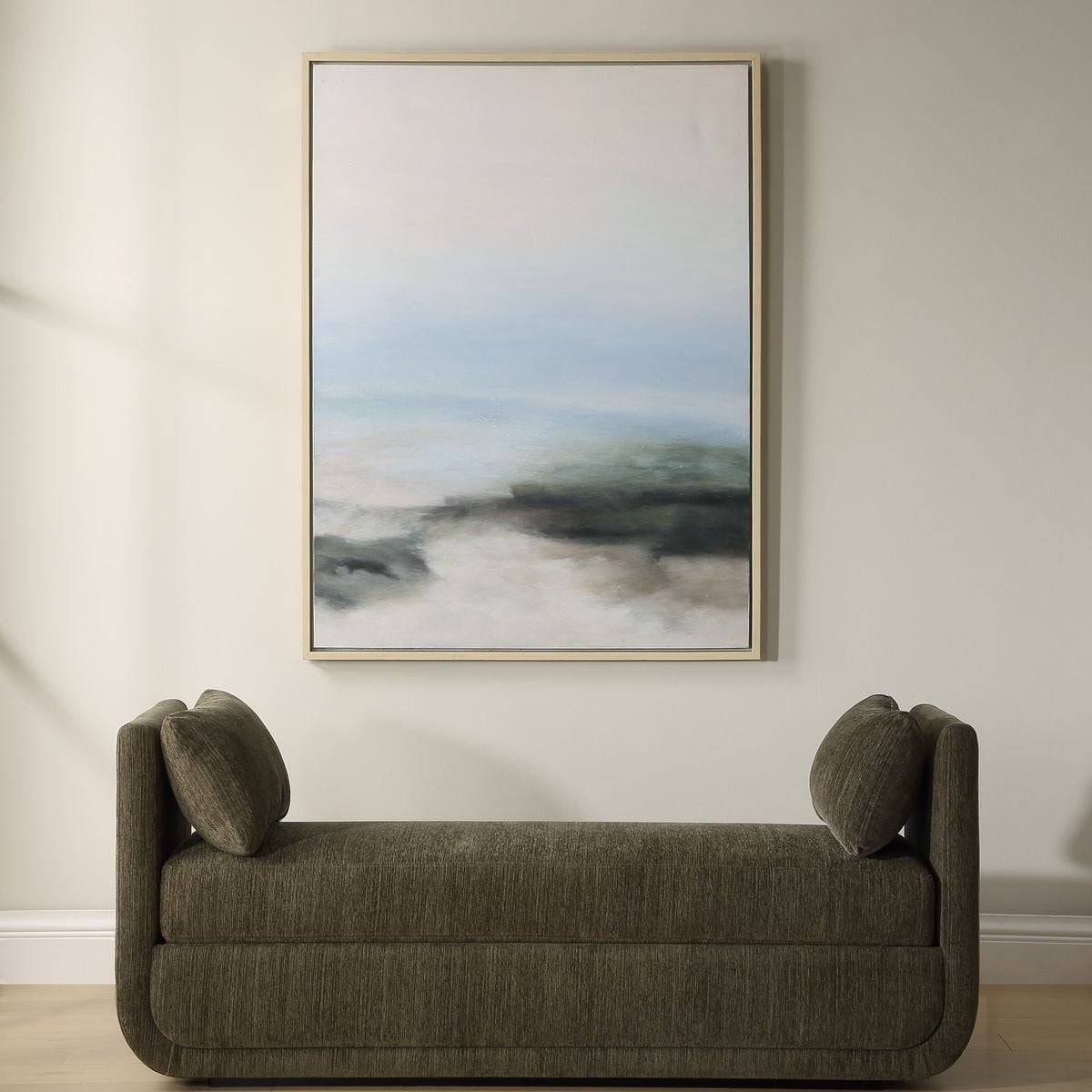 Crossing Paths Coastal Landscape Painting