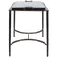 Eisen Textured Glass Side Table