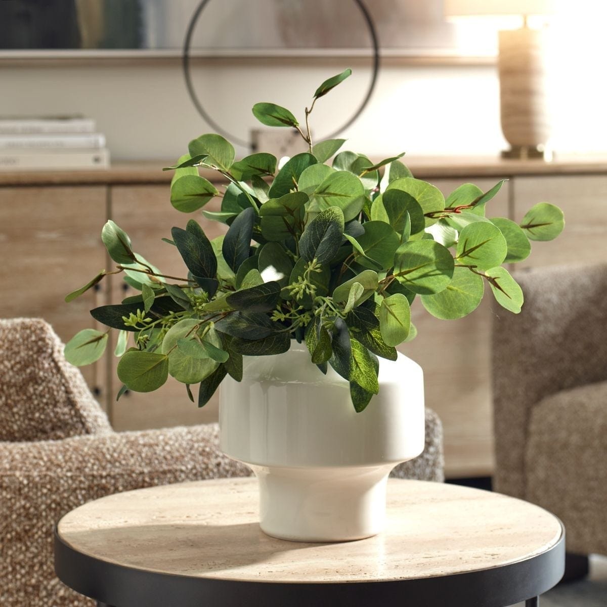 Uttermost Accessories Essence Eucalyptus Accent and Vase House of Isabella UK