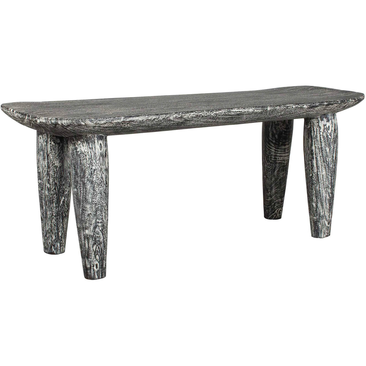 Fade To Black Wood Bench