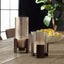 Uttermost Accessories Fluted Fire Cylinder Candleholders - Set of 2 House of Isabella UK