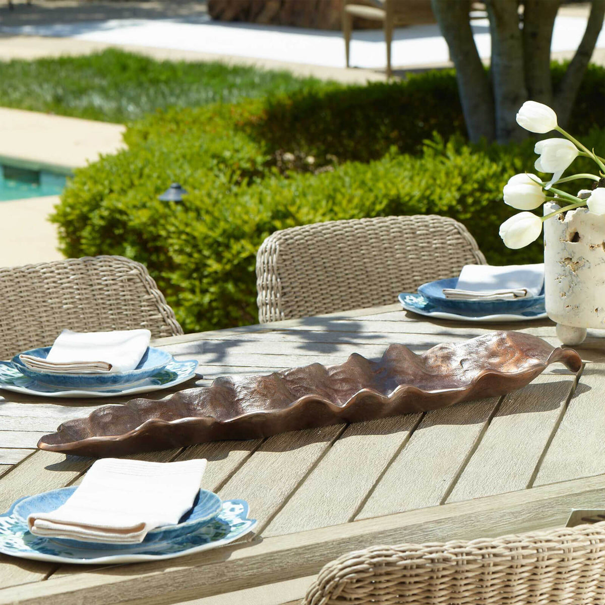 Frond Indoor-Outdoor Leaf Tray