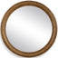 Uttermost Mirrors Frontier Round Mirror in Wood House of Isabella UK