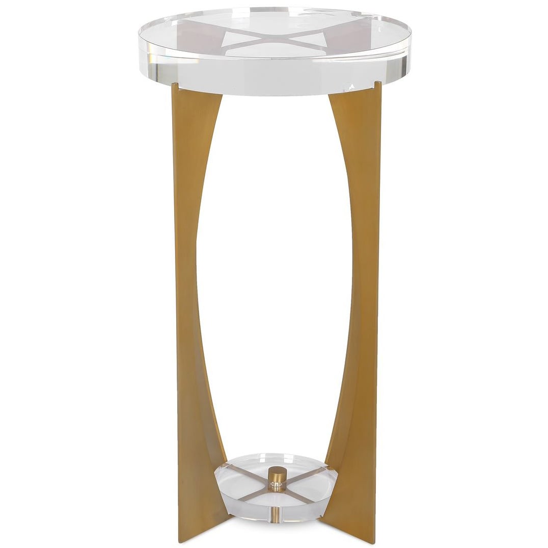 Kolkata Accent Table in Brass