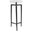 Tobias White Marble Slab Drink Table