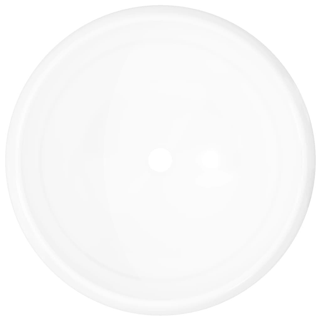 VIDAXL Accessories vidaXL Basin Round Ceramic White 40x15 cm  OUTLET House of Isabella UK