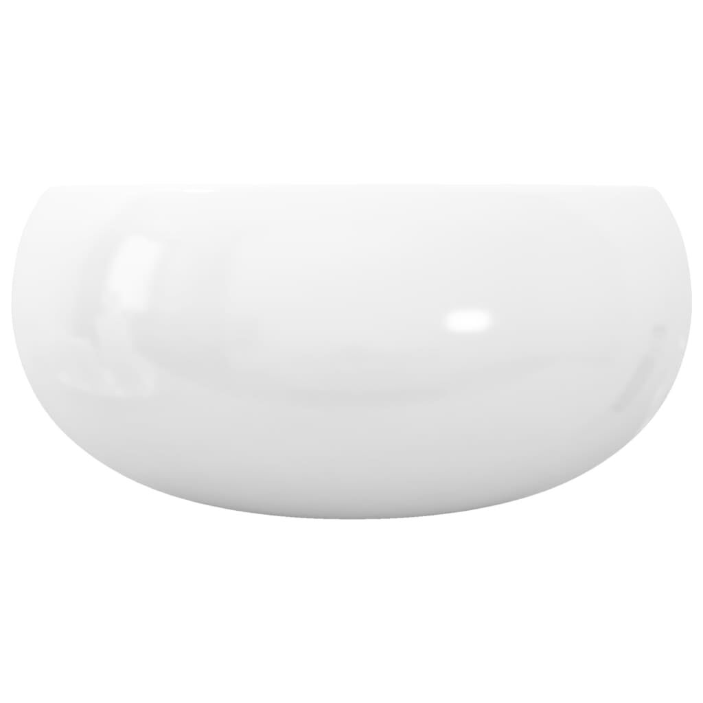 VIDAXL Accessories vidaXL Basin Round Ceramic White 40x15 cm  OUTLET House of Isabella UK