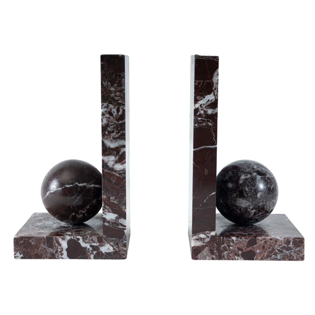 Vonbona Accessories Burgundy Orb Bookend House of Isabella UK