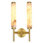 Vonbona Lighting Gemini Twin Alabaster Sconce House of Isabella UK