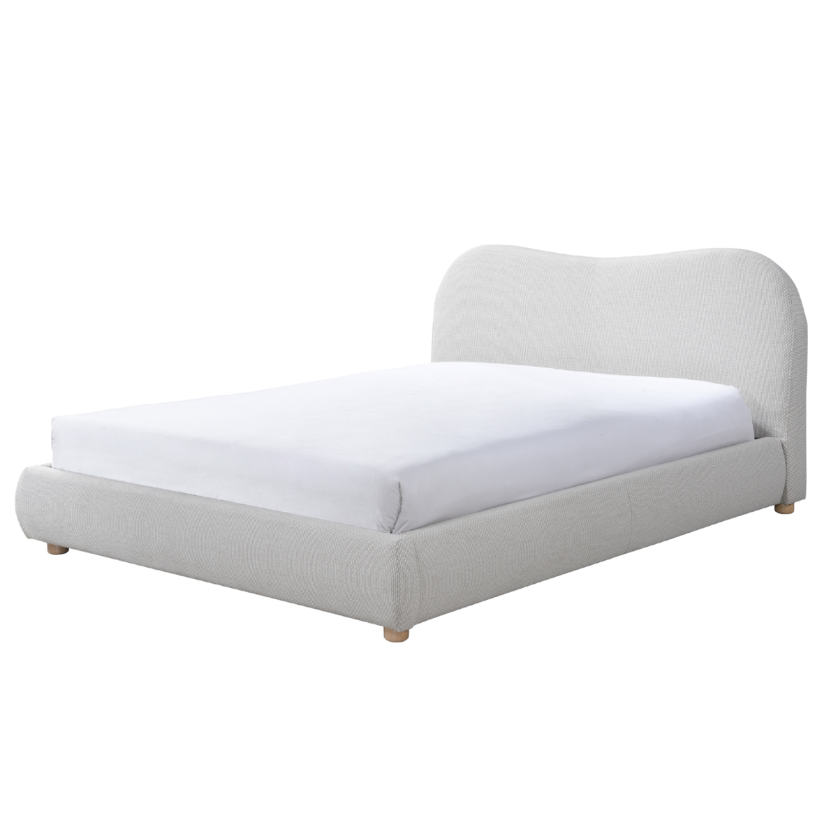 Wave Bed In Natural Weave