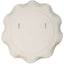 Wave Length Round White Mirror