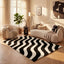 Joli Wave Black & White Rug