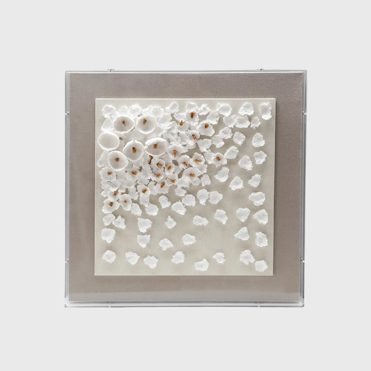 Whitescape Handmade Dimensional Paper Wall Art