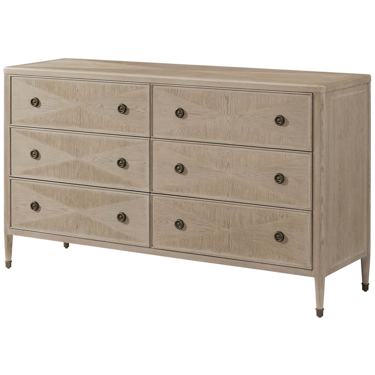 Whitford 6-Drawer Chest of Drawers in Riverwash Oak