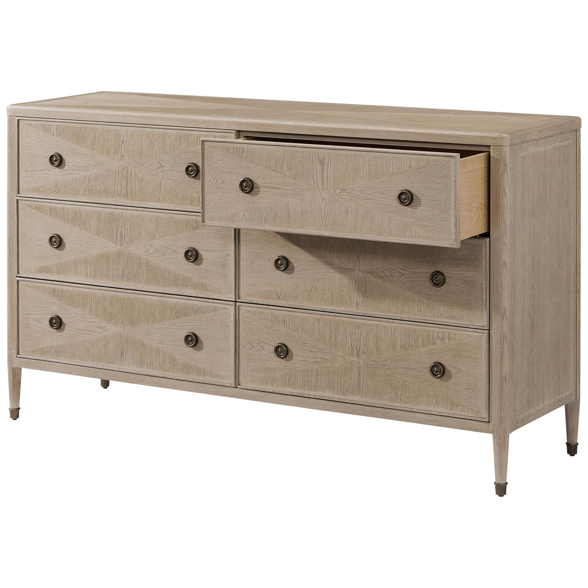 Whitford 6-Drawer Chest of Drawers in Riverwash Oak