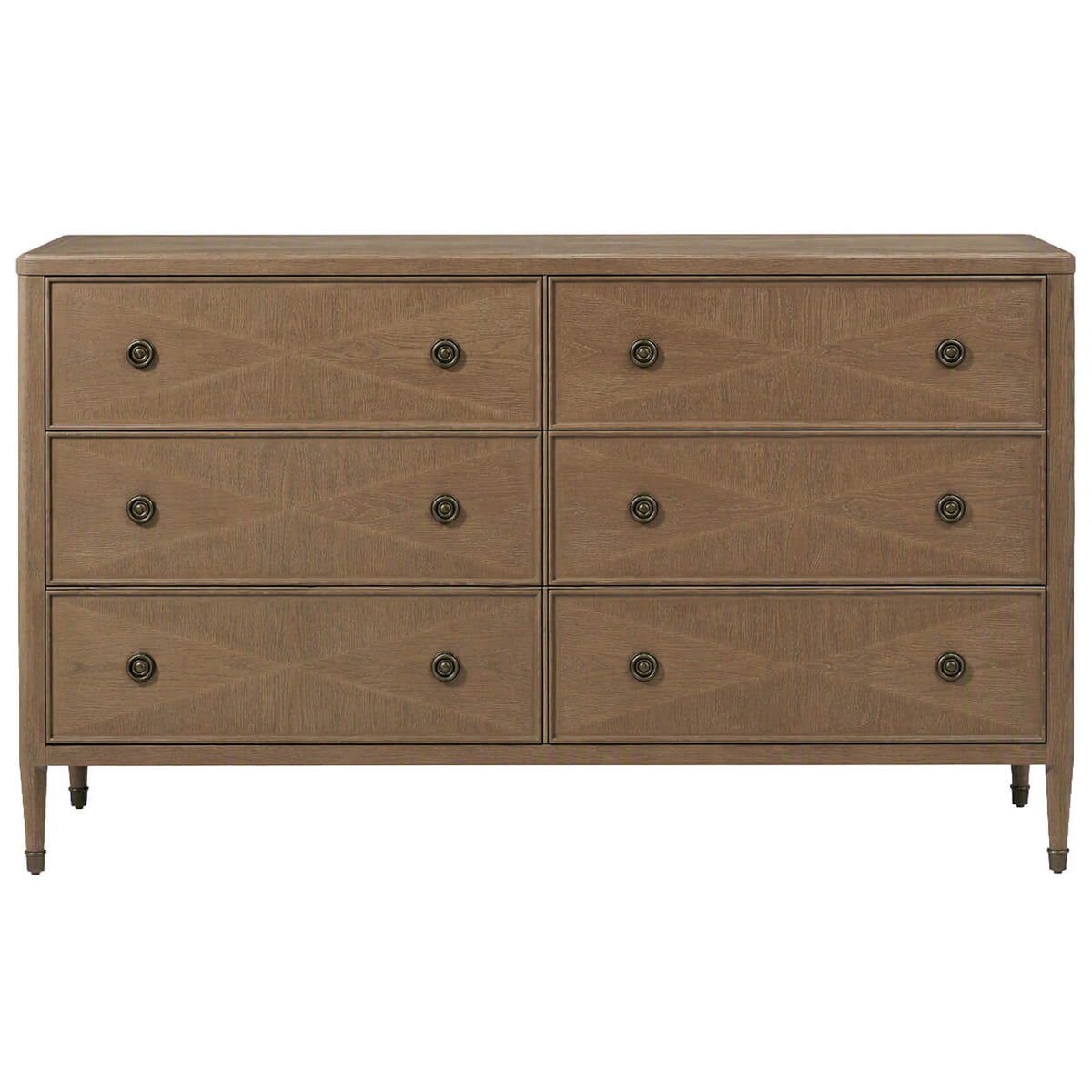 Whitford 6-Drawer Chest of Drawers in Tobacco