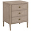 Willow Creek 3-Drawer Bedside Table in Riverwash Oak