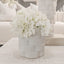 Willow White Ribbed Ceramic Planter