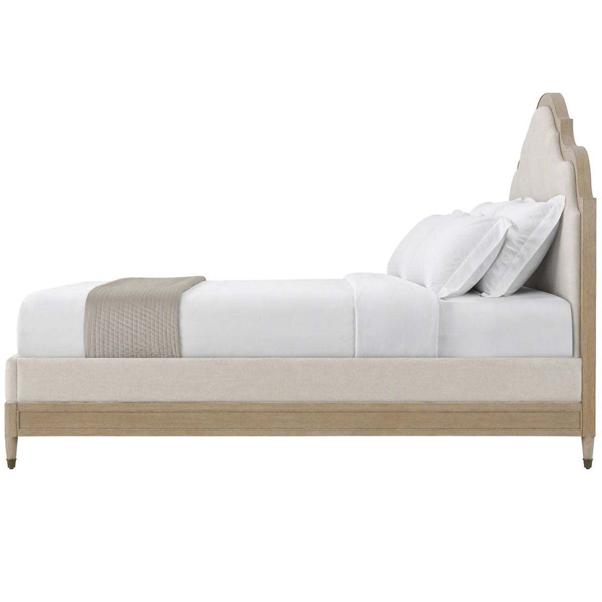 Willowmere Bed in Riverwash Oak - UK Super King Size