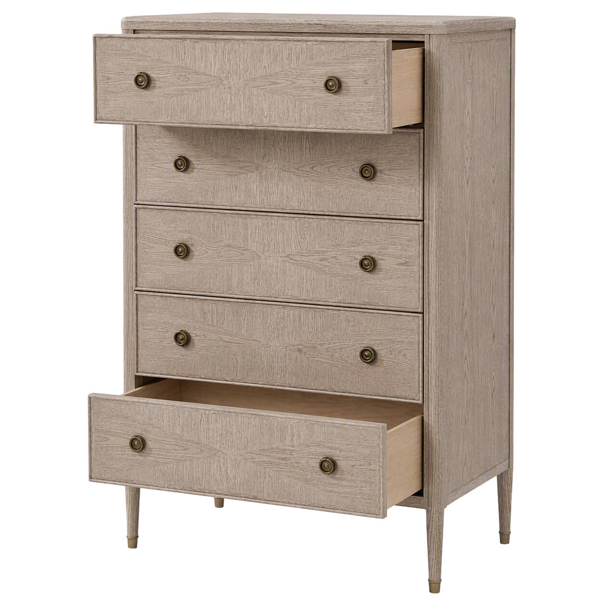 Woodford Tall Chest of Drawers in Riverwash Oak