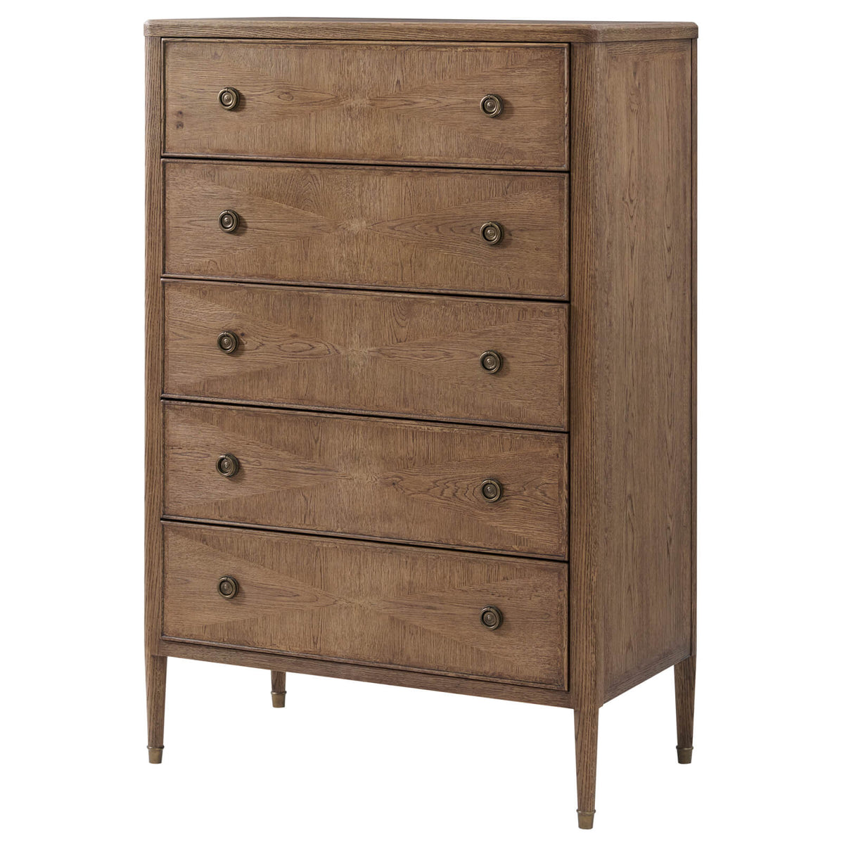 Woodford Tall Chest of Drawers in Tobacco