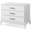 Worth Bedside Table with Wallpaper Drawer Fronts