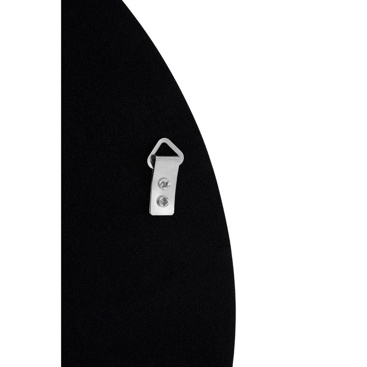 Athena Discus Large Black Wall Mirror.