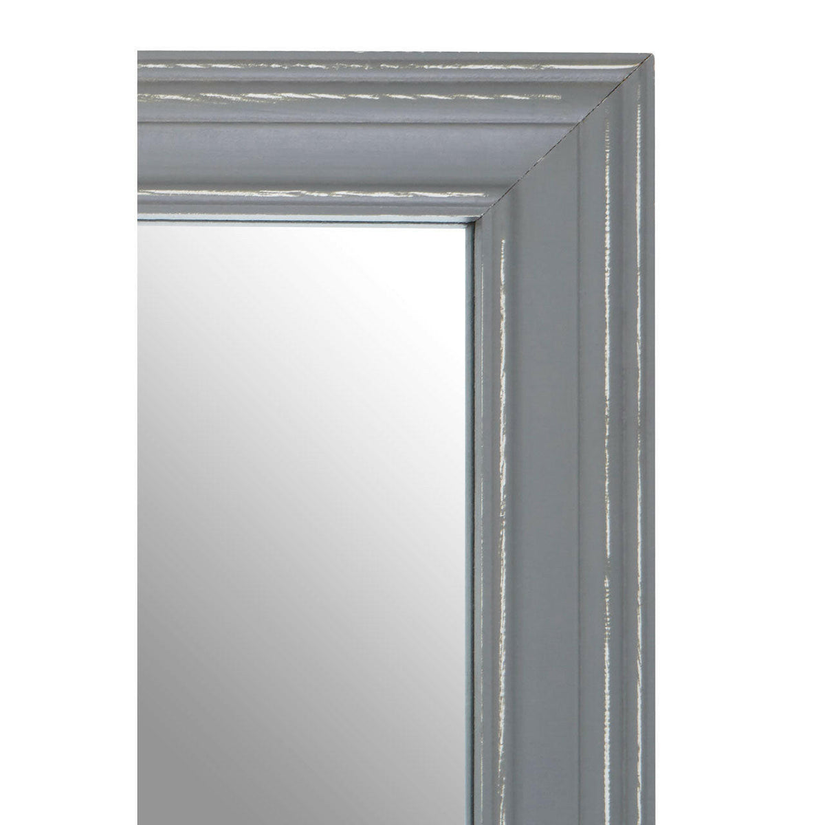 Henley Grey Wooden Frame Wall Mirror.