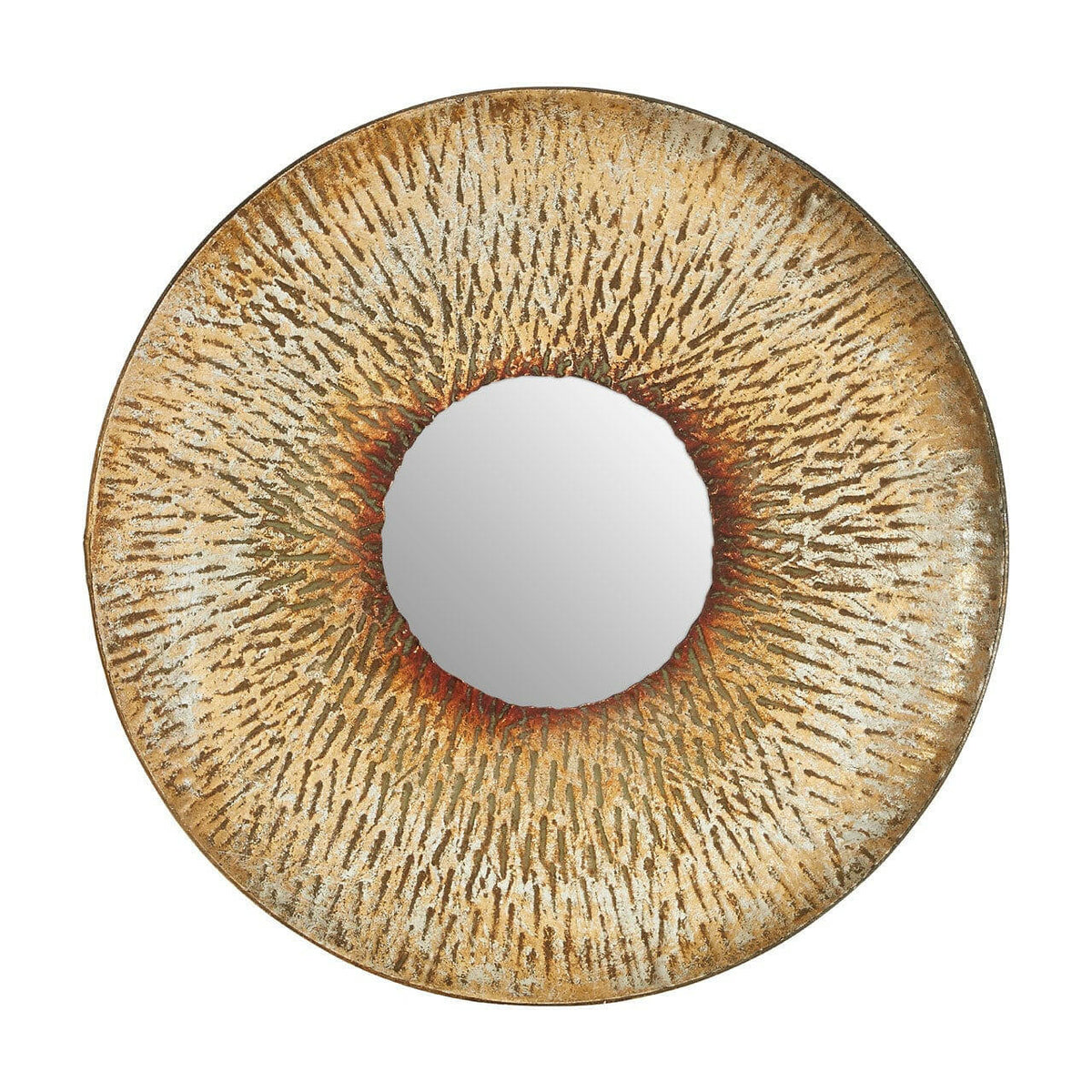 Faiza Small Textured Wall Mirror.