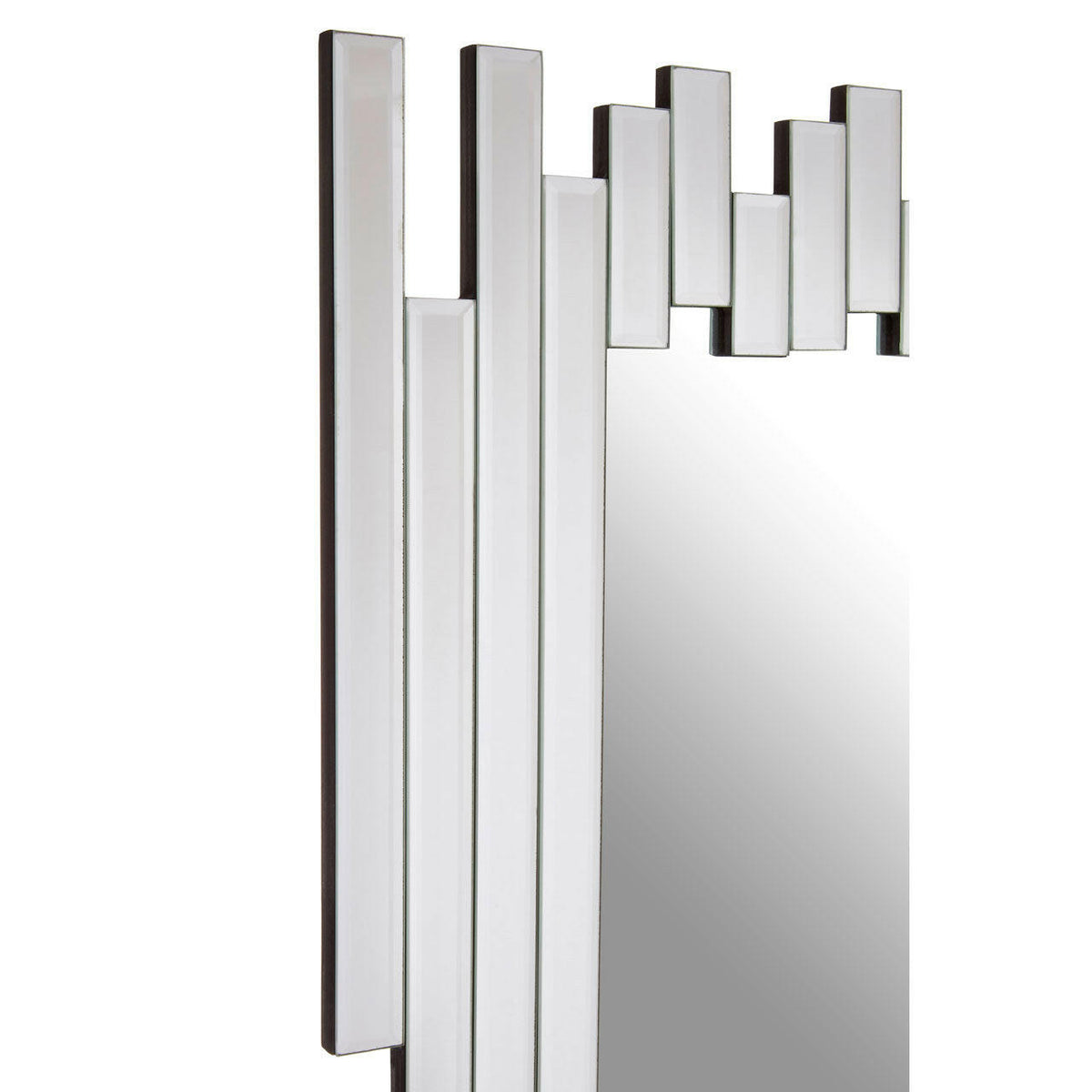 Puzzle Wall Mirror With Cut Out Frame.