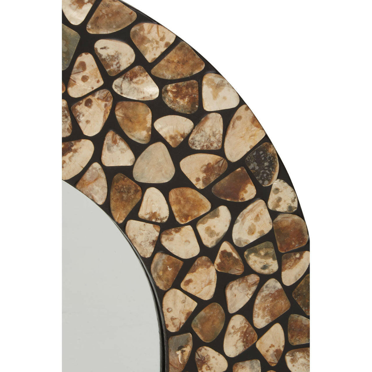 Palu Black And Amber Wall Mirror.