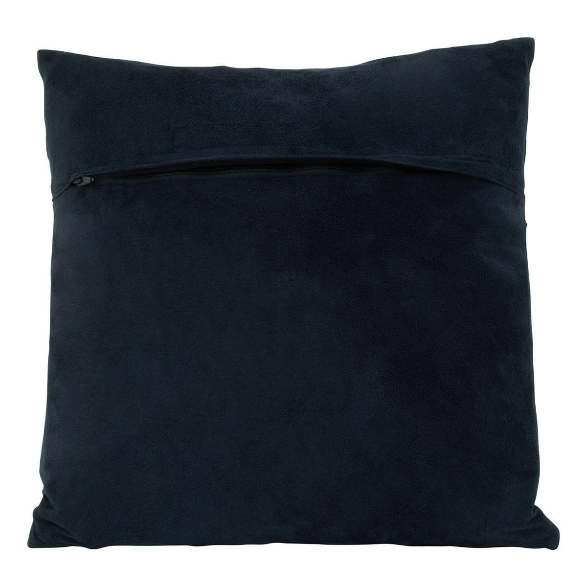 Safira Black And White Suede Cushion.