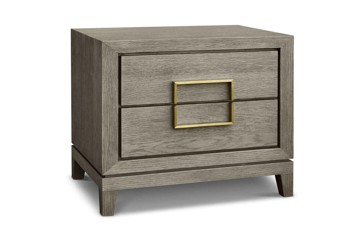 Lucca Bedside Cabinet with 2-Drawers.