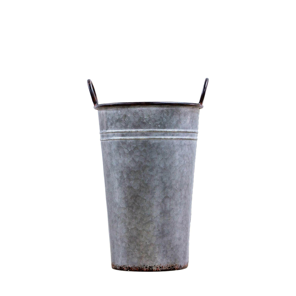 Ash Galvanised Flower Bucket.