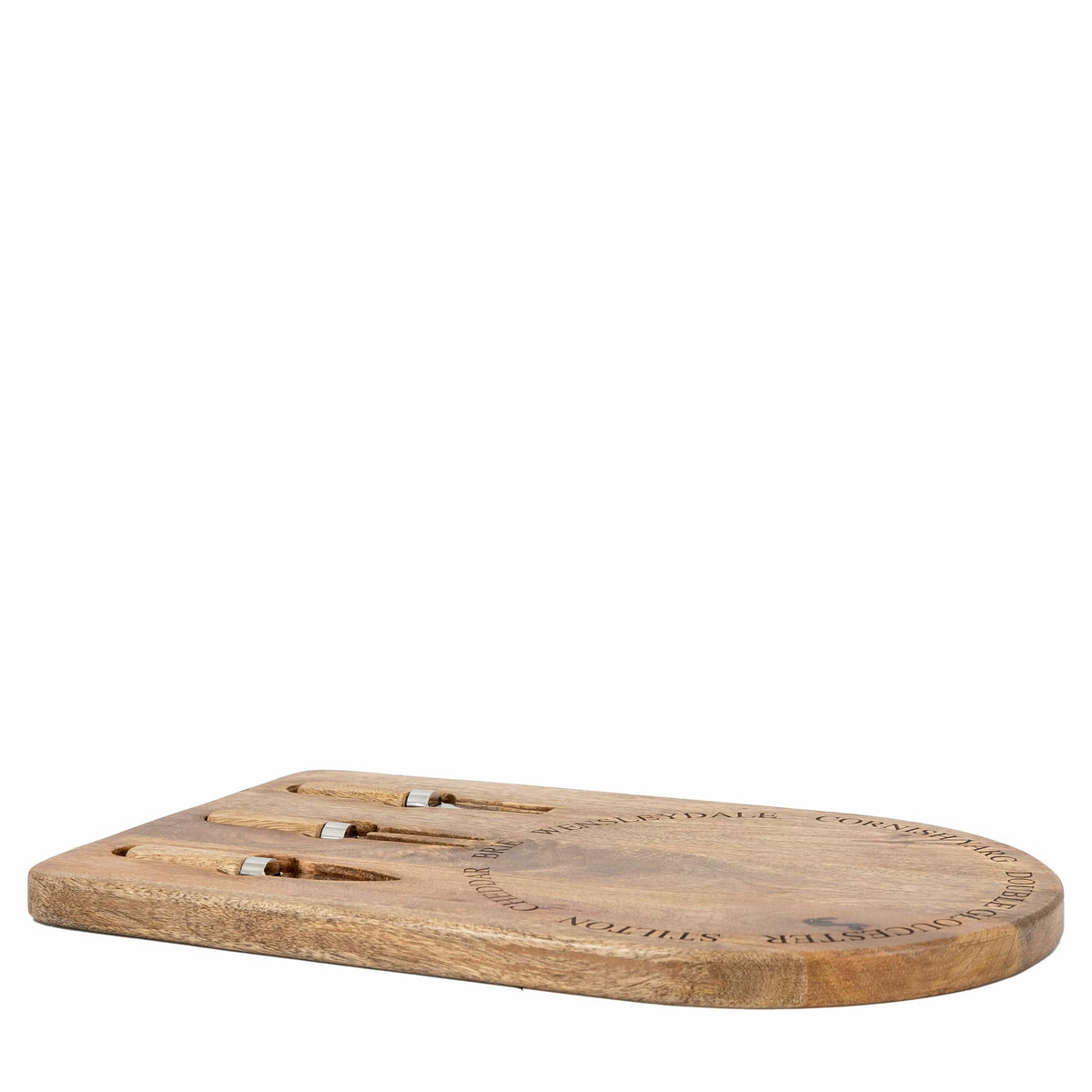 Dodington Wooden Cheese Board Set.