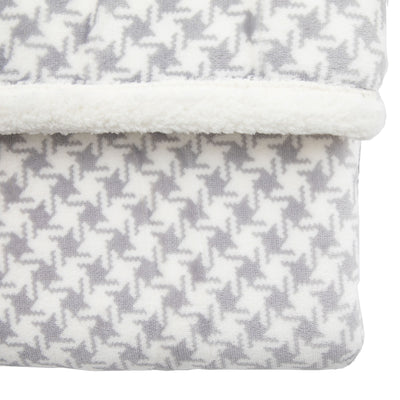 Bodhi Accessories Dogtooth Sherpa Throw House of Isabella UK